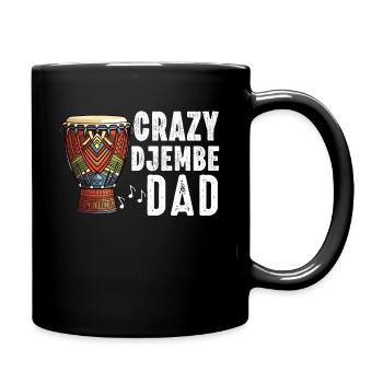 Djembé Pour L’Afrique Joueur De Tambour Jembe Musique Hommes Papa - Mug uni - noir - Droite