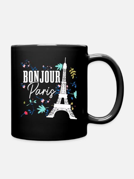 Paris, France, Tour Eiffel, Souvenir - Mug uni - noir