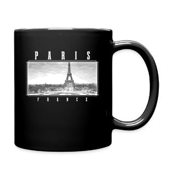 Paris, France, Tour Eiffel, Souvenir - Mug uni - noir - Droite