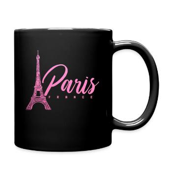Paris, France, Tour Eiffel, Souvenir - Mug uni - noir - Droite