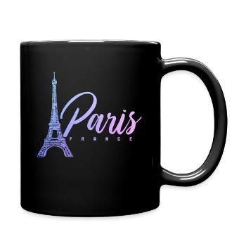 Paris, France, Tour Eiffel, Souvenir - Mug uni - noir - Droite