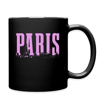 Paris, France, Tour Eiffel, Souvenir - Mug uni - noir - Droite