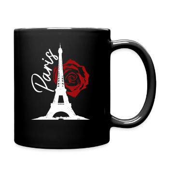 Paris, France, Tour Eiffel, Souvenir - Mug uni - noir - Droite