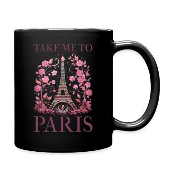 Paris, France, Tour Eiffel, Souvenir - Mug uni - noir - Droite