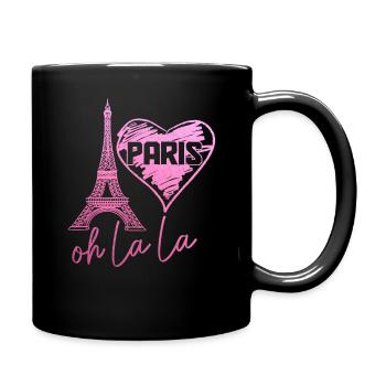 Paris, France, Tour Eiffel, Souvenir - Mug uni - noir - Droite