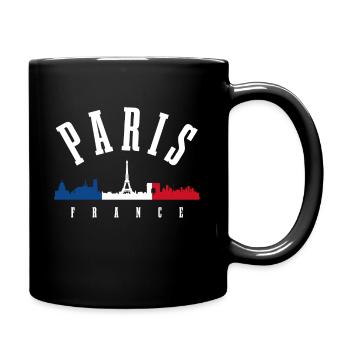 Paris, France, Tour Eiffel, Souvenir - Mug uni - noir - Droite