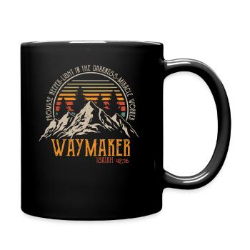 Waymaker Promise Keeper Faiseur de miracles - Mug uni - noir - Droite