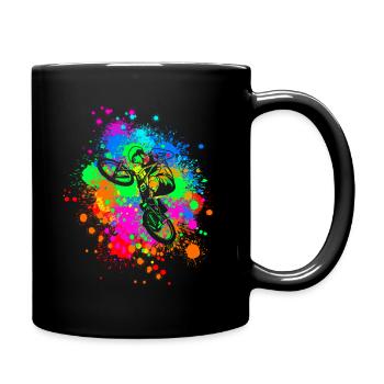 BMX Cyclisme Vélo Cadeau Enfants Vélo VTT - Mug uni - noir - Droite