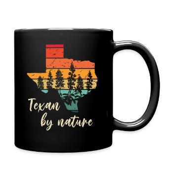 Champs de fleurs sauvages Fleurs sauvages Bluebonnet - Mug uni - noir - Droite