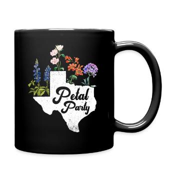 Wildflower Fields Wildflowers Bluebonnet - Full Colour Mug - black - Right