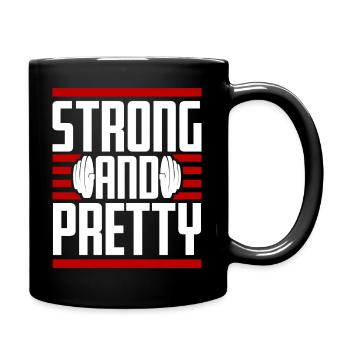 Forte Et Assez Drôle Gym Fitness Dire - Mug uni - noir - Droite