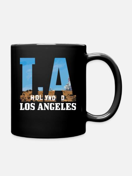 Los Angeles, Californie, Los Angeles - Mug uni - noir