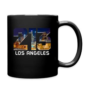 Los Angeles, California, LA - Full Colour Mug - black - Right