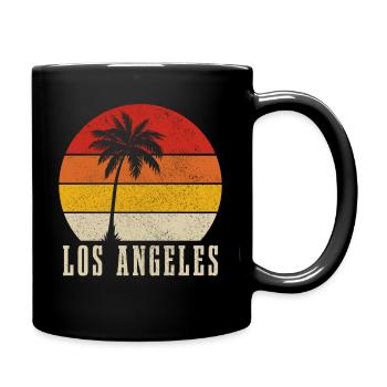 Los Angeles, California, LA - Full Colour Mug - black - Right