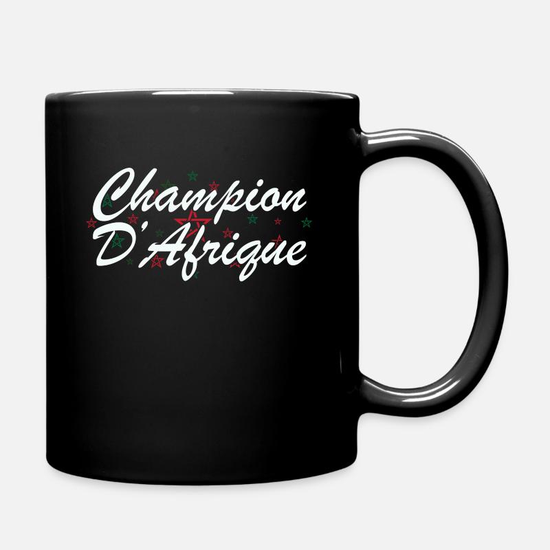 Champion d'afrique Maroc - Mug uni - noir