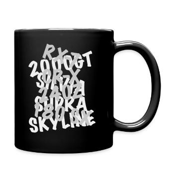 JDM Cars - Tasse einfarbig - Schwarz - Rechts