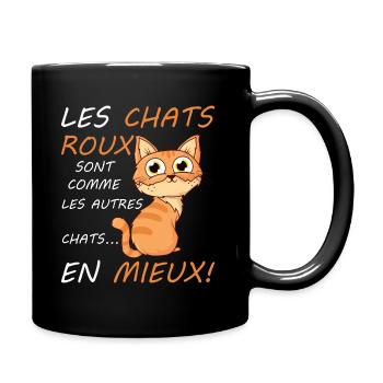 Chats Roux Sont Comme Les Autres Chats En Mieux - Mug uni - noir - Droite