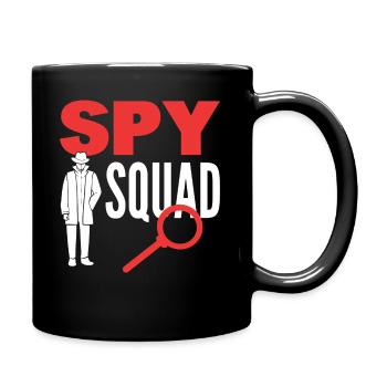 Spy Squad Privatdetektiv - Tasse einfarbig - Schwarz - Rechts