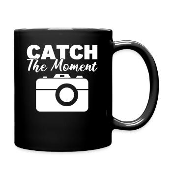 Catch The Moment Professioneller Fotograf - Tasse einfarbig - Schwarz - Rechts