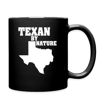 Wildflower Fields Wildflowers Bluebonnet - Full Colour Mug - black - Right