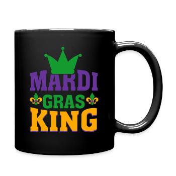 Mardi Gras King King Carnival Carnival Fest Célébration - Mug uni - noir - Droite