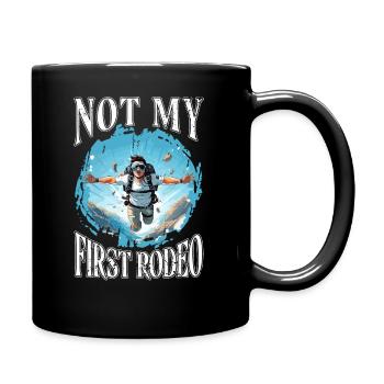 PARACHUTISTE Fallschirmspringen PARACHUTISME - Mug uni - noir - Droite