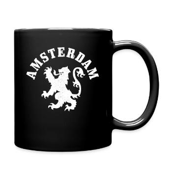Amsterdam Pays-Bas Hollande Souvenir - Mug uni - noir - Droite