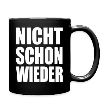 text1054 - Tasse einfarbig - Schwarz - Rechts
