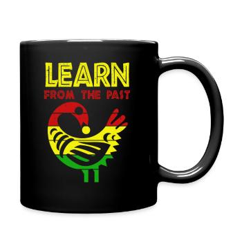 Sankofa Symbol Adinkra Ghana Black - Full Colour Mug - black - Right