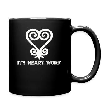Sankofa Symbol Adinkra Ghana Black - Full Colour Mug - black - Right