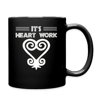 Sankofa Symbol Adinkra Ghana Black - Full Colour Mug - black - Right