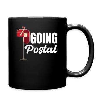 Going Funny Worker Postman Postman - Full Colour Mug - black - Right