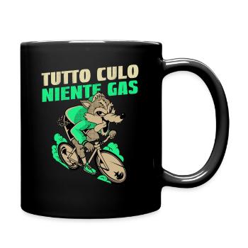 Tutto Culo Niente Gas Lupo - Mug uni - noir - Droite