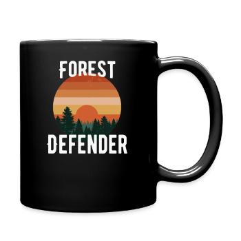 Forest Defender - Protégeons nos arbres - Mug uni - noir - Droite