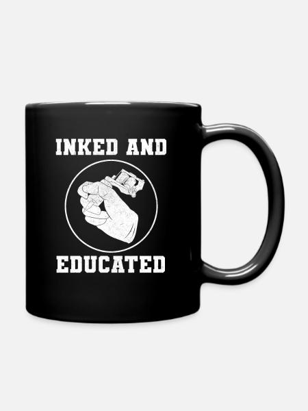 Tattoo Liebhaber Tätowierer - Tasse einfarbig - Schwarz