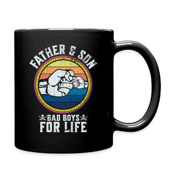 Father and Son Vater und Sohn Bad Boys for Life - Tasse einfarbig - Schwarz - Rechts