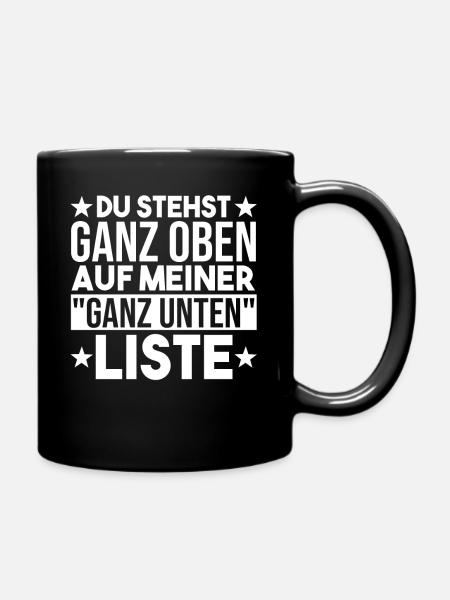 Arbeitskollege Bürohumor Arbeit Lustige Sprüche - Tasse einfarbig - Schwarz