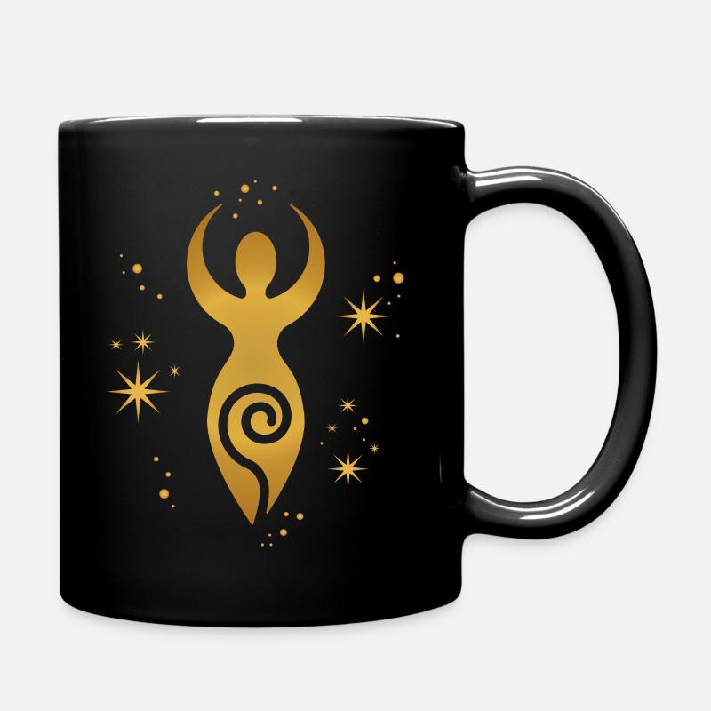 Goddess /Freya - Full Colour Mug - black