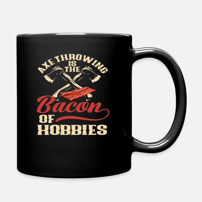 Lancer de hache Lancer de hache Bacon Sport - Mug uni - noir