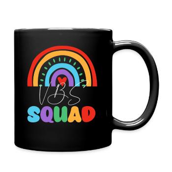 VBS Summer Love Squad Christliche Bibel - Tasse einfarbig - Schwarz - Rechts