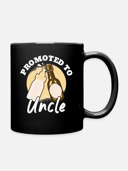 Promoted To Uncle 2024 - Tasse einfarbig - Schwarz