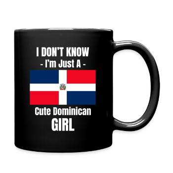 Je ne sais pas, je suis juste un doux - Mug uni - noir - Droite