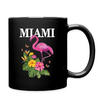Miami Florida USA Retro Vintage - Tasse einfarbig - Schwarz - Rechts