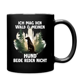 Proverbes canins Propriétaire de chien Cadeau - Mug uni - noir - Droite