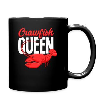 Crawfish Queen Crustacean Gift - Full Colour Mug - black - Right