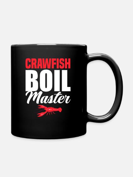 Langusten Koch Geschenk - Tasse einfarbig - Schwarz