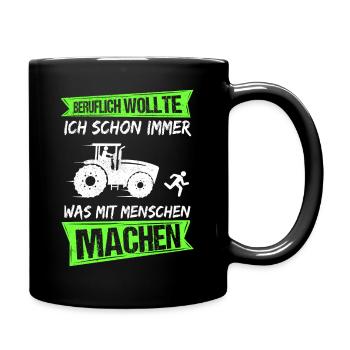 Profession Agriculteur Tracteur Halloween Agriculteur Agriculteur Tr - Mug uni - noir - Droite