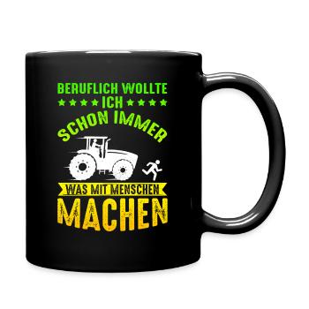 Profession Agriculteur Tracteur Halloween Agriculteur Agriculteur Tr - Mug uni - noir - Droite
