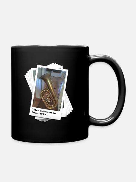 Tuba - Instrument des Jahres 2024 - Tasse einfarbig - Schwarz