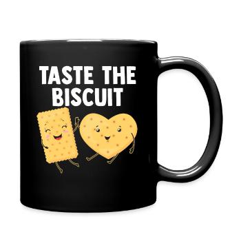 Goûtez le biscuit goûtez la bonté - Mug uni - noir - Droite
